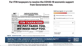 COVID-19 impact on undocumented community