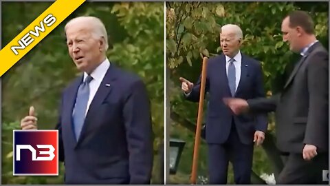 Nurse Jill Rakes Biden Like A Leaf When He Blows Away At White House Tree Planting Event