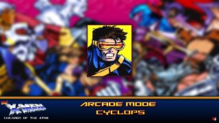 X-Men: Children of The Atom: Arcade Mode - Cyclops