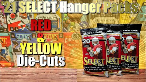 2021 Select Hanger Pack x3 | Hunting for RED & YELLOW Die-Cut Parallels (Perfect for CHIEFS!)