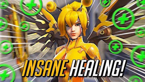 Insane Mercy Survival 😇 27 Assist￼s, 11K Healing GrandMaster Mercy - Overwatch 2