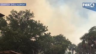 Controlled burn covers Sanibel in smoke and ash