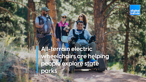 All-terrain electric wheelchairs are helping people explore state parks