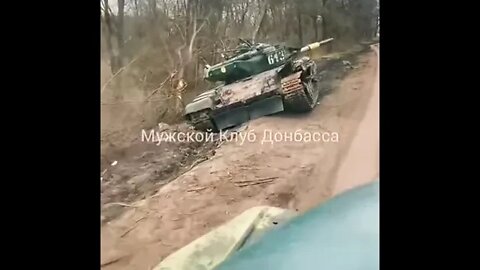 Destroyed Ukrainian tank T-64BV