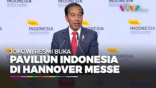 Jokowi Buka Paviliun Indonesia di Hannover Messe, Desainnya Miliki Arti Besar