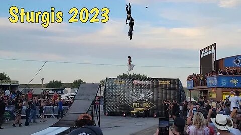 Sturgis 2023 Motorcycle Rally Buffalo Chip Stunts