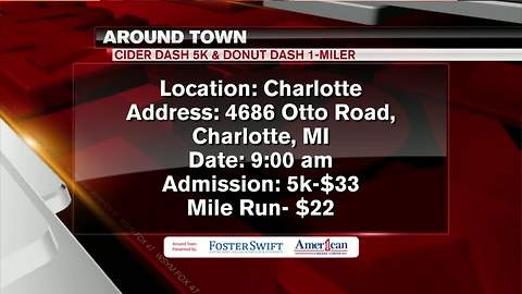 Around Town 9/28/18 -The Cider Dash 5K & Donut Dash 1-Miler