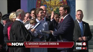 Republican Ron DeSantis sworn in as Florida governor