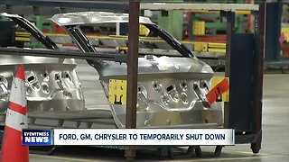 Ford, GM Chrysler to temporarily shut down