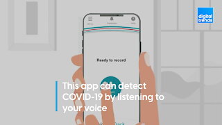 COVID-19 detection ... by the sound of your voice?