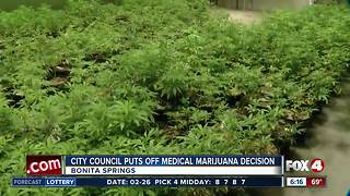 Bonita Springs puts off medical marijuana decision