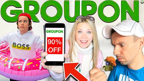ONLY using GROUPON VOUCHERS for 24hrs! Huge challenge 😫