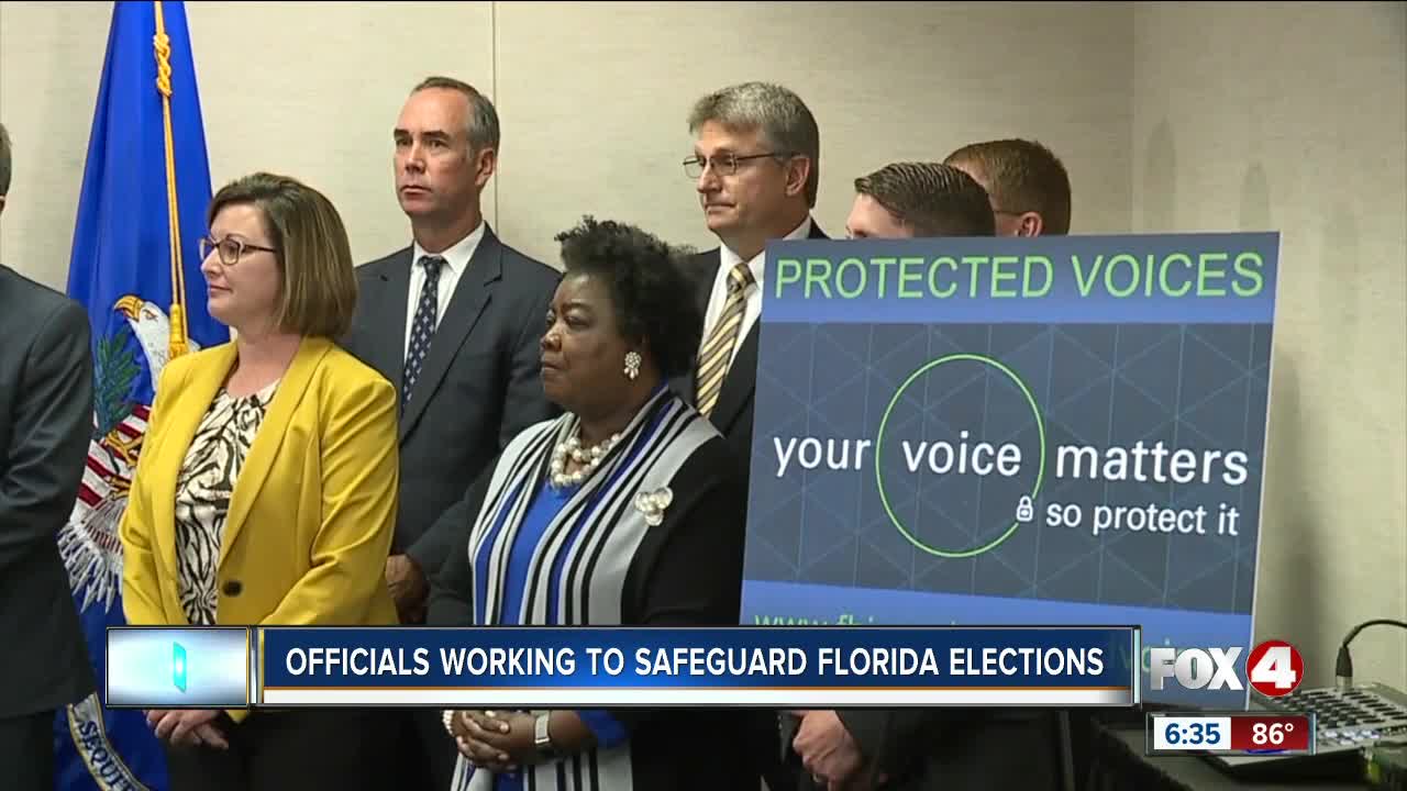 Officials working to safeguard Florida elections