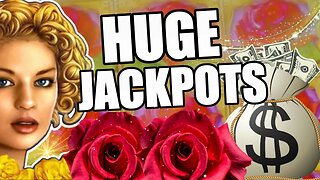 🌹HUGE JACKPOTS! 🌹Golden Goddess STRIKES AGAIN! 👧Lodge Casino JACKPOTS!