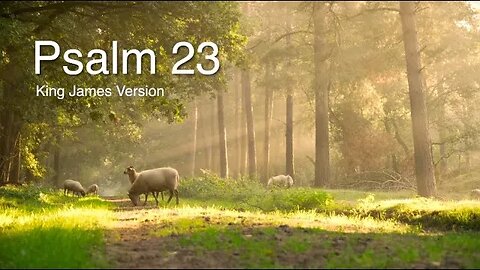 Psalm 23 - Audio reading from the KJV Bible