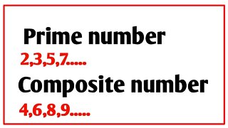what is prime number/what is composite number/number/#6th /hindi and english