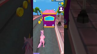 eu de frente com trem #unicornrun #kids