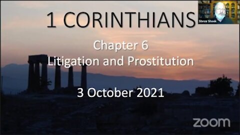 1 cor 6 Litigation and Prostitution