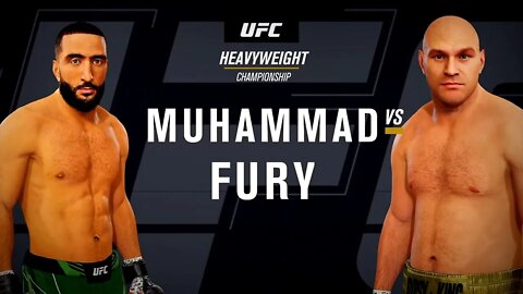 EA Sports UFC 4 Gameplay Tyson Fury vs Belal Muhammad