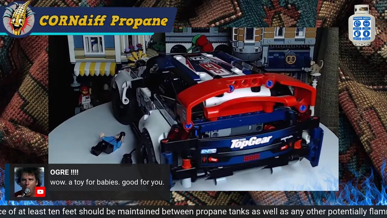 Lego SwirlDrive: The Paramount Car Display on a Lazy Susan