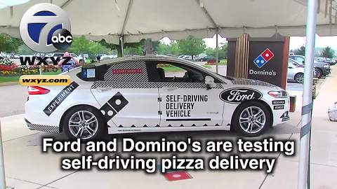 Ford, Domino's team up for driverless pizza delivery tests in Ann Arbor