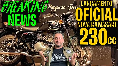 [OFICIAL]: Kawasaki PULA NA FRENTE e lança NOVA CUSTOM 230cc