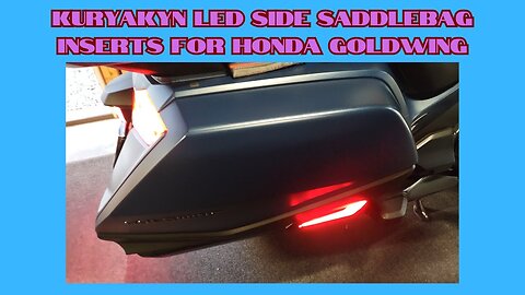 Kuryakyn LED Side Saddlebag Inserts for Honda Goldwing