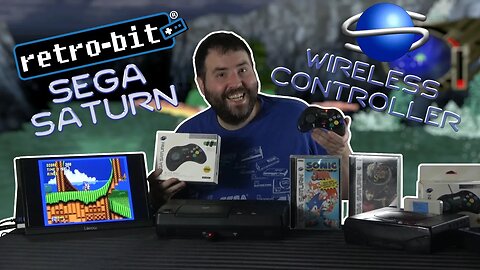 RetroBit Wireless Sega Saturn Controller On Sega Pluto - Adam Koralik