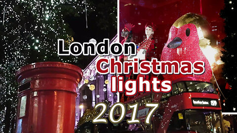 Top London 2017 Christmas lights & store windows