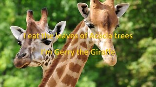 GERRY THE GIRAFFE Theme song by David Van Wieren Official lyric video