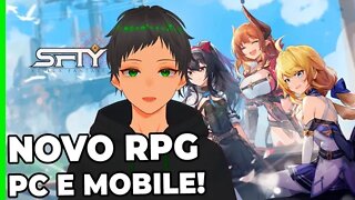 NOVO RPG DE AÇÃO ESTILO ANIME PRA PC E MOBILE | STELLA FANTASY OPEN BETA! GAMEPLAY - PT - BR