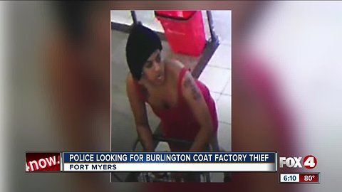 Police searching for suspect in Burlington Coat Factory theft