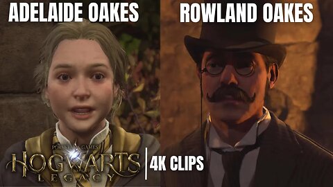The Tale Of Rowland Oakes Full Side Quest | Saving Adelaide Oakes' Uncle | Hogwarts Legacy 4K Clips