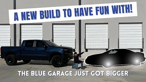 A New Build To Have Fun With! (The Blue Garage Just Got Bigger!)