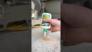 Glue and sawdust wood filler