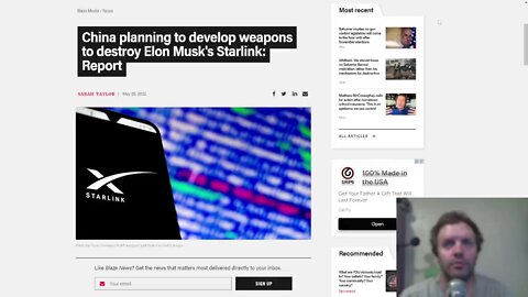 China planning to develop weapons to destroy Elon Musk's Starlink