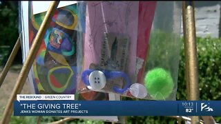 Jenks woman donates art projects with "The Giving Tree"