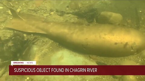 Apparent 'unexploded ordnance' located in Chagrin River; bomb squad, Air Force called to investigate