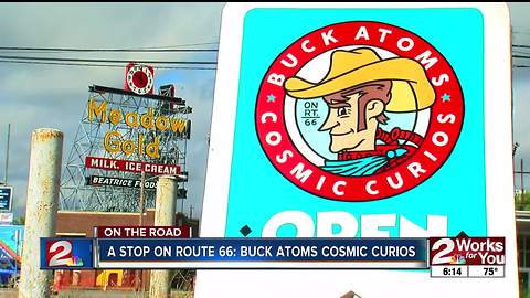 A stop on Route 66: Buck Atoms Cosmic Curios