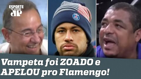 Neymar no Corinthians? Flavio Prado ZOA, e Vampeta usa Flamengo para REBATER!