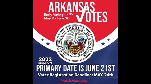 Arkansas Voter Registration Deadline and Primary Date