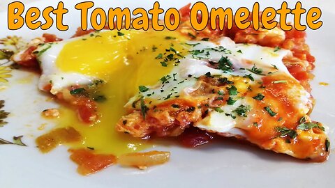 onion and tomato omelette | Try the most delicious omelet you have ever eaten