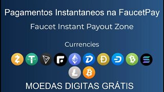 💥Receba Moedas Digitais GRÁTIS INSTANTANEAMENTE na FaucetPay💥