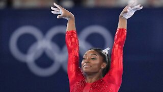Putting 'Mental Health First,' Biles Withdraws from Team Competition