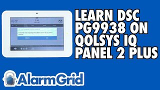 Learning the DSC PG9938 Panic Switch to the Qolsys IQ Panel 2 Plus