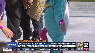Pandora Ice Rink to open November 10