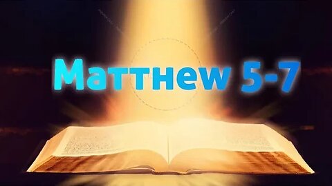 Matthew 5-7 | NIV Bible Reading #biblereading #biblestudy #jesuschrist #christianity #video