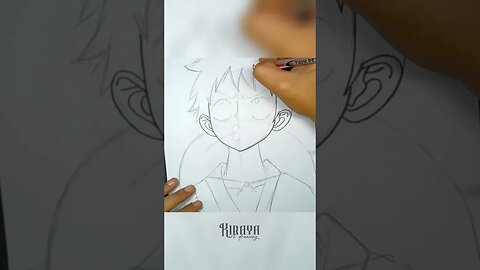 how to draw monkey d luffy