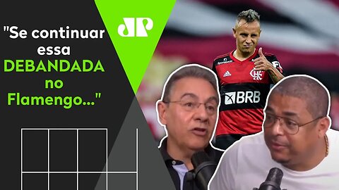 "Rafinha tá VAZANDO por GRANA! Se continuar essa DEBANDADA no Flamengo..." Veja DEBATE!