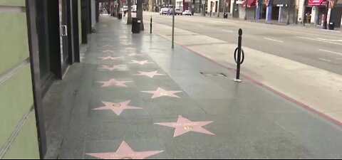 Los Angeles resembles a ghost town